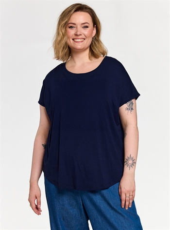 Gozzip - Gitte T-shirt, Marineblå